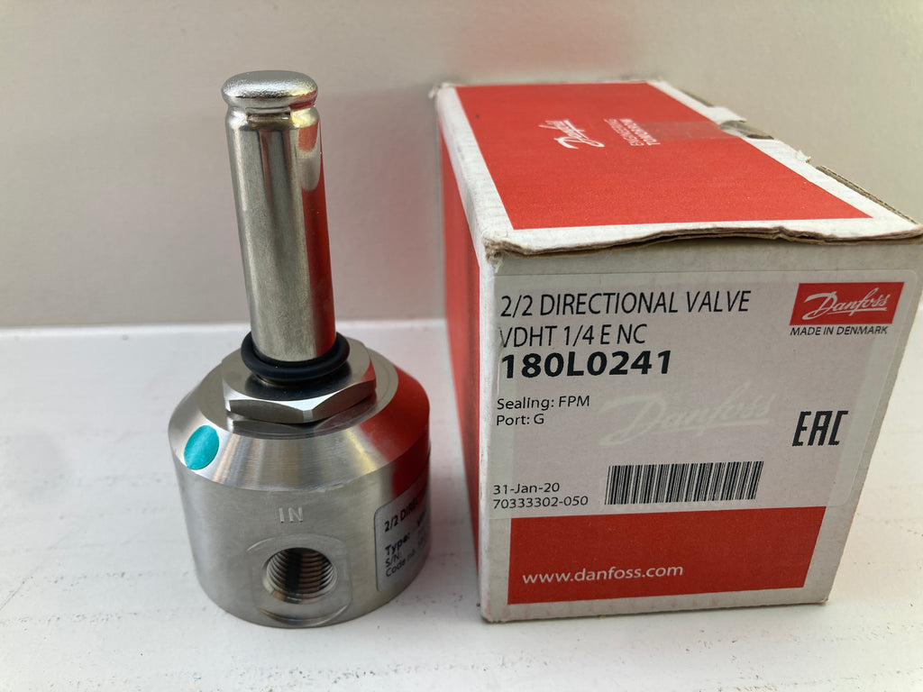 Danfoss VDHT 1/4 E NC solenoid valve 180L0241 industrial 2/2-way normally closed
