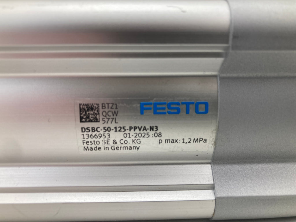 Festo DSBC-50-125-PPVA-N3 standard cylinder 50mm x 125mm
