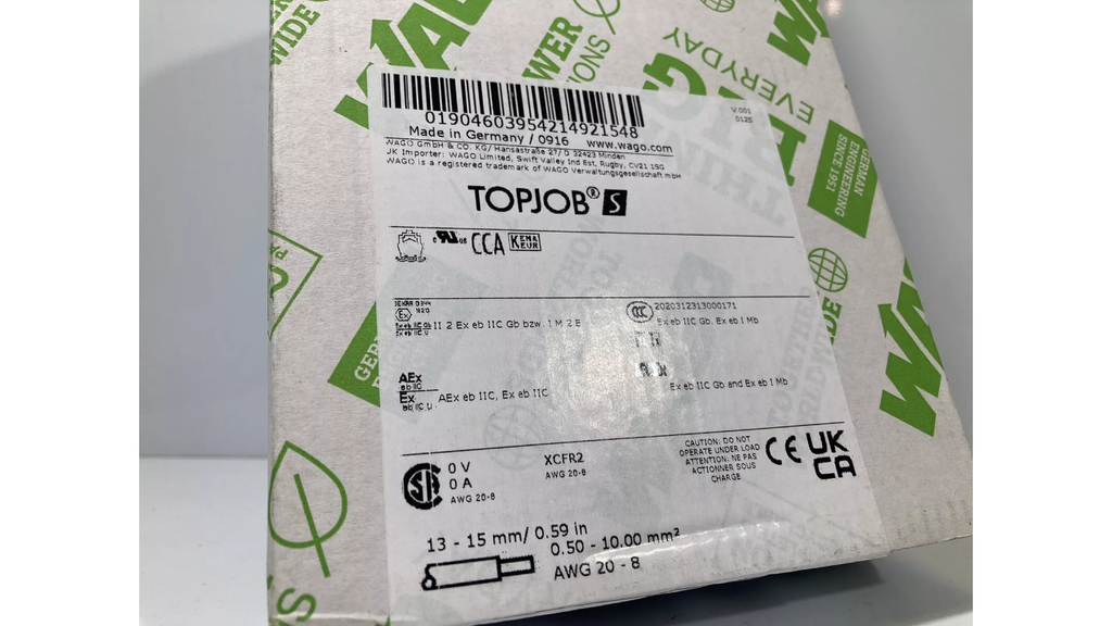 WAGO 2206-1207 jordklemme 2-leder ATEX TopJob
