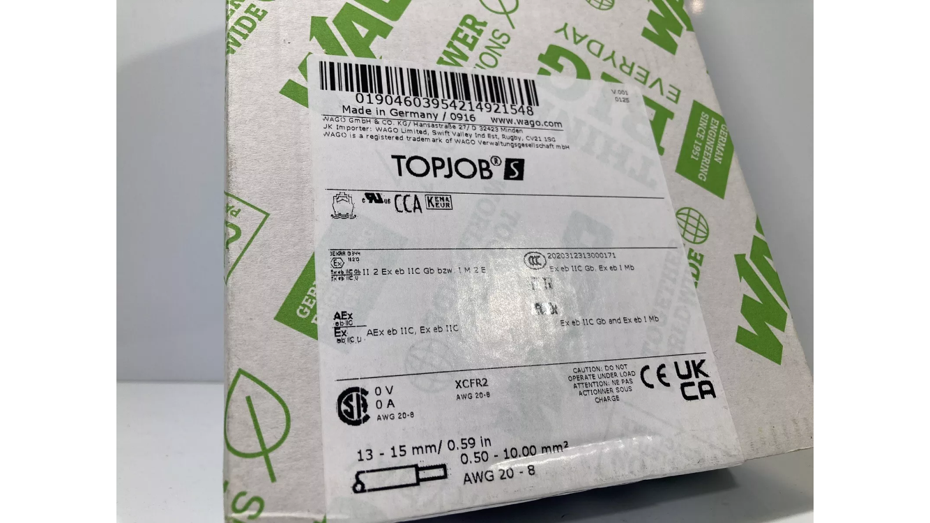 WAGO 2206-1207 jordklemme 2-leder ATEX TopJob
