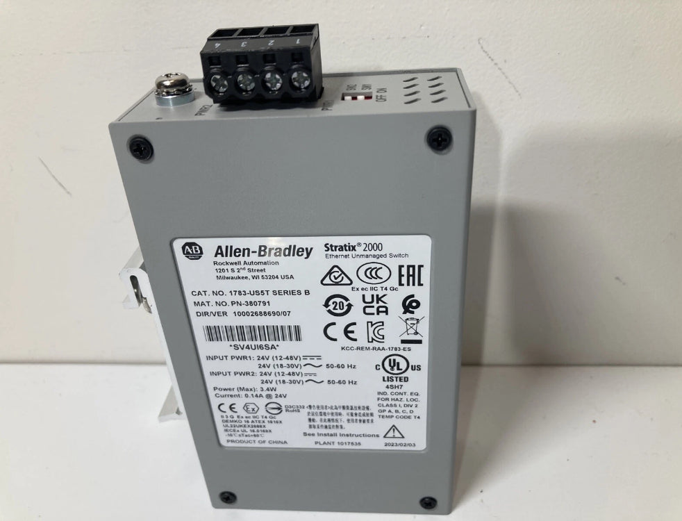NEW Allen Bradley 1783-US5T Stratix 2000 Ethernet Switch 1783US5T Fast Shipping.