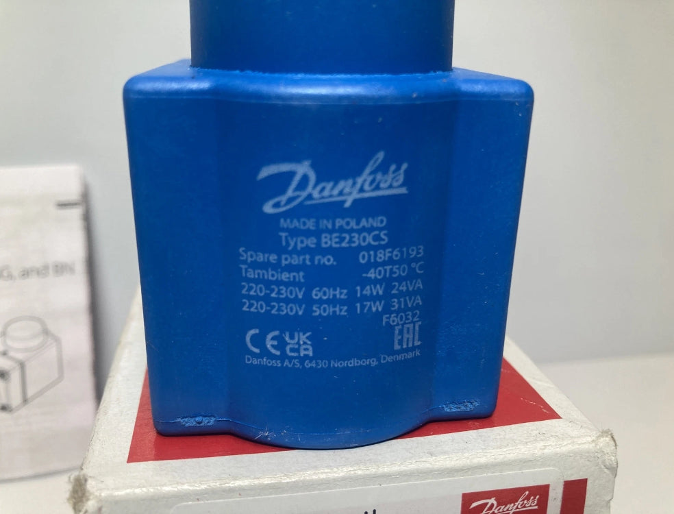 DANFOSS SOLENOID COIL 018F6732 (New)