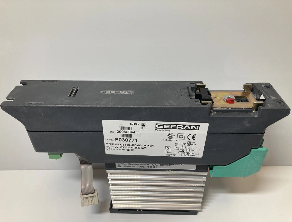 Gefran GFX-S1-25/480-0-0-00-P-CV _ GTS-25/480-0 _ F030771 _ F000121 (Used)