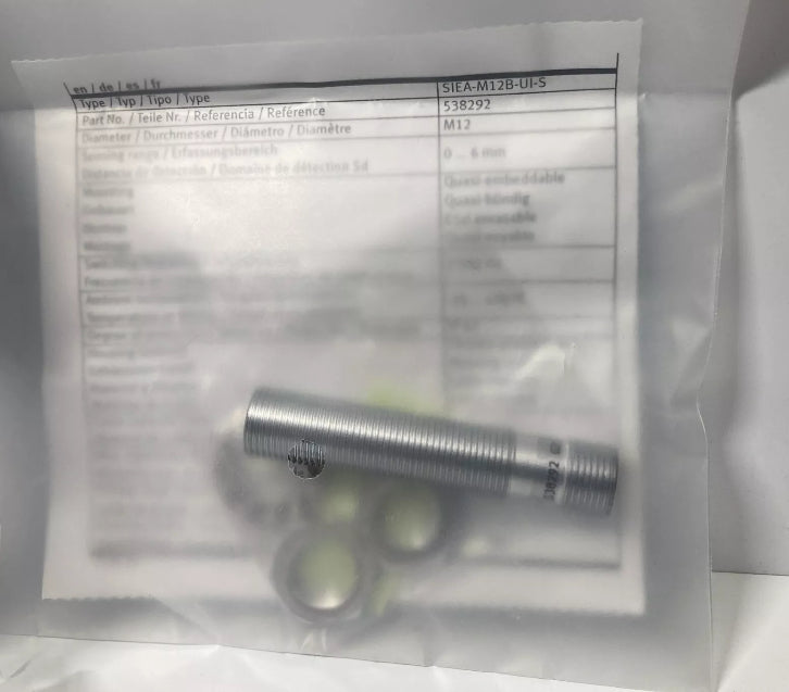 FESTO SIEA-M12B-UI-S 538292 Proximity Switch, SIM-M12-4WD-5-PU 164259 / 164259
