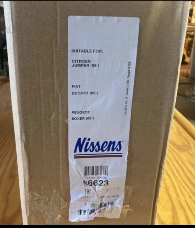 96623 NISSENS Intercooler, CITROËN JUMPER, FIAT DUCATO, PEUGEOT BOXER