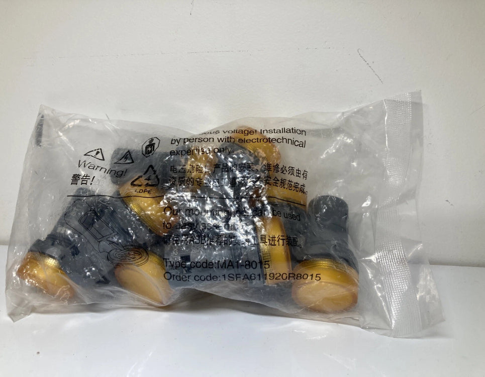 ABB CL2-501Y Indicator Light LED 12V DC 16mA Yellow - 10 pcs. (New)