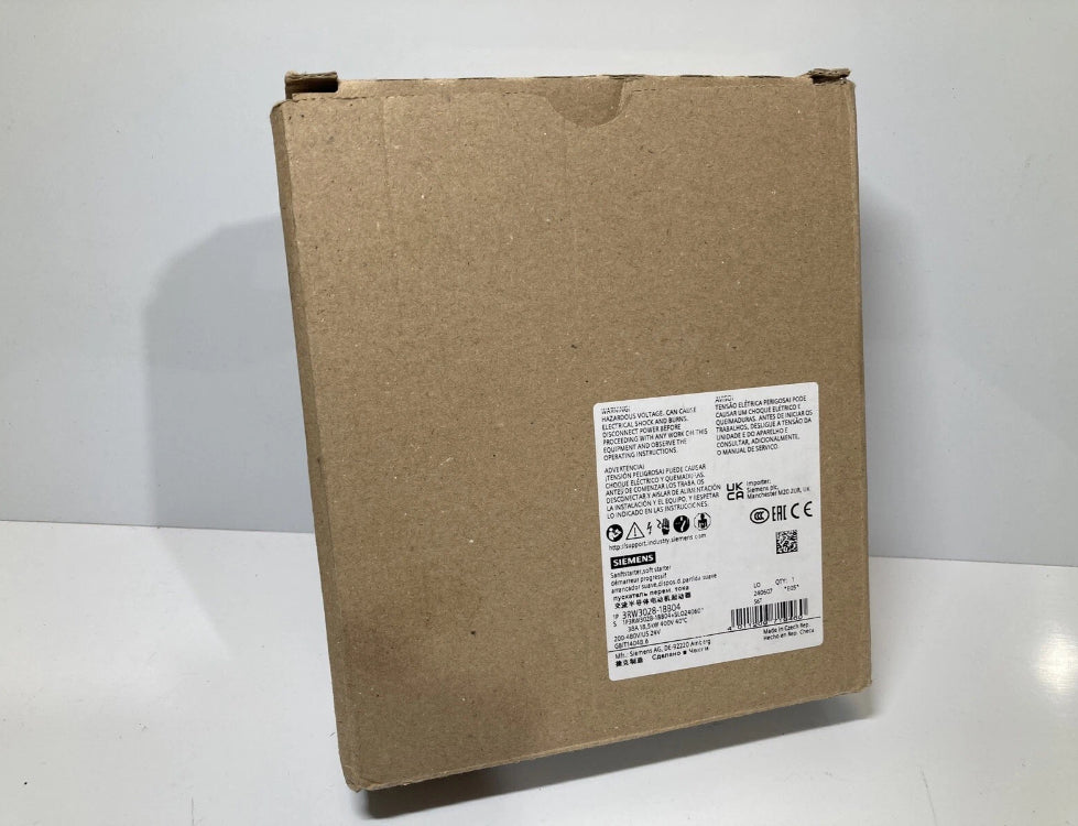Siemens 3RW3028-1BB04 Sirius Soft Starter 200-480V 230/11 400/18.5KW. AC 24V