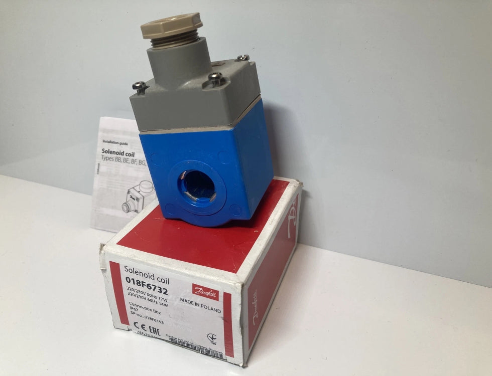 DANFOSS SOLENOID COIL 018F6732 (New)