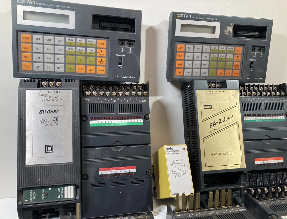 Idec IZUMI Corp FA-2J CPU PFJ-N161U FA-1(Lot of Untested parts)Read the descrip.