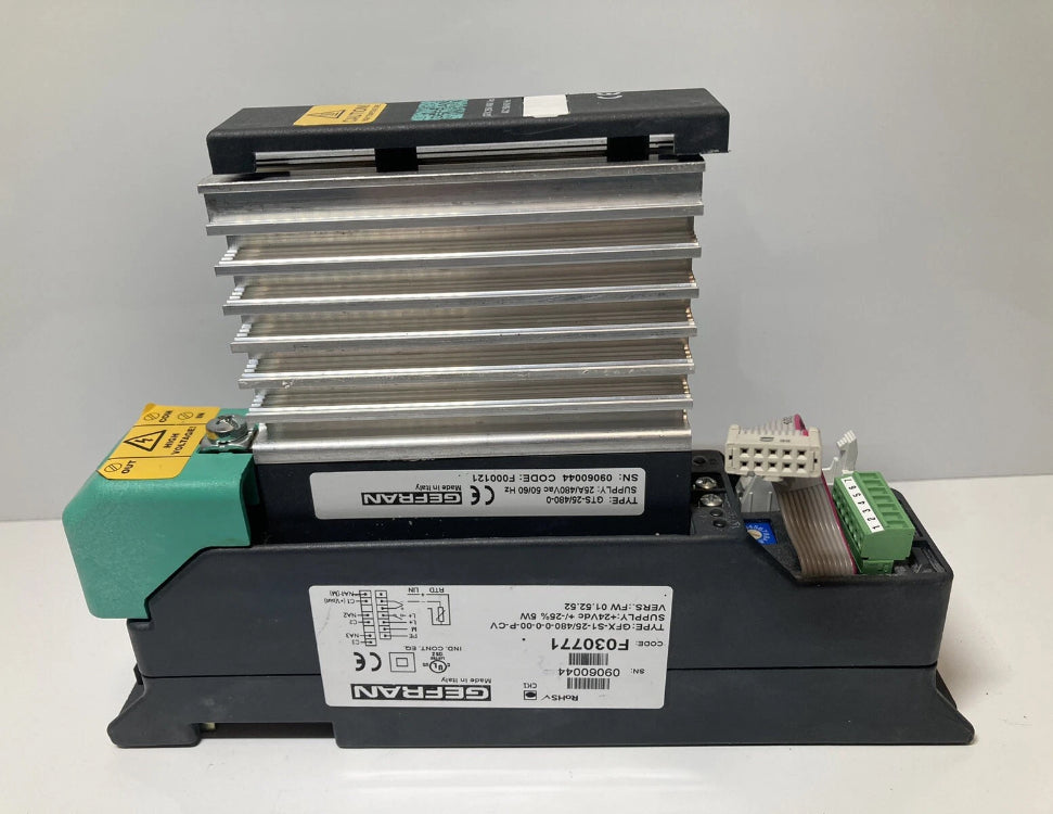 Gefran GFX-S1-25/480-0-0-00-P-CV _ GTS-25/480-0 _ F030771 _ F000121 (Used)