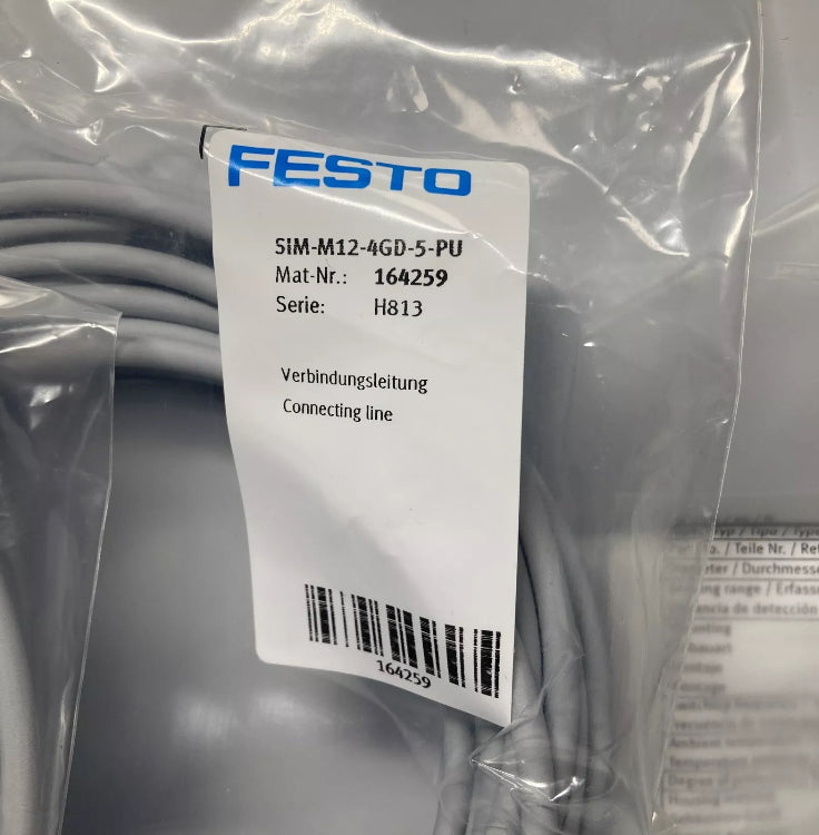 FESTO SIEA-M12B-UI-S 538292 Proximity Switch, SIM-M12-4WD-5-PU 164259 / 164259
