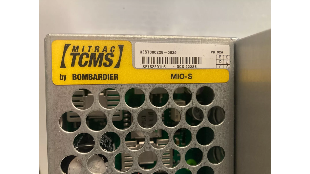 Mitrac TCMS MIO-S DXH Bombardier digital I/O modul til togkontrol
