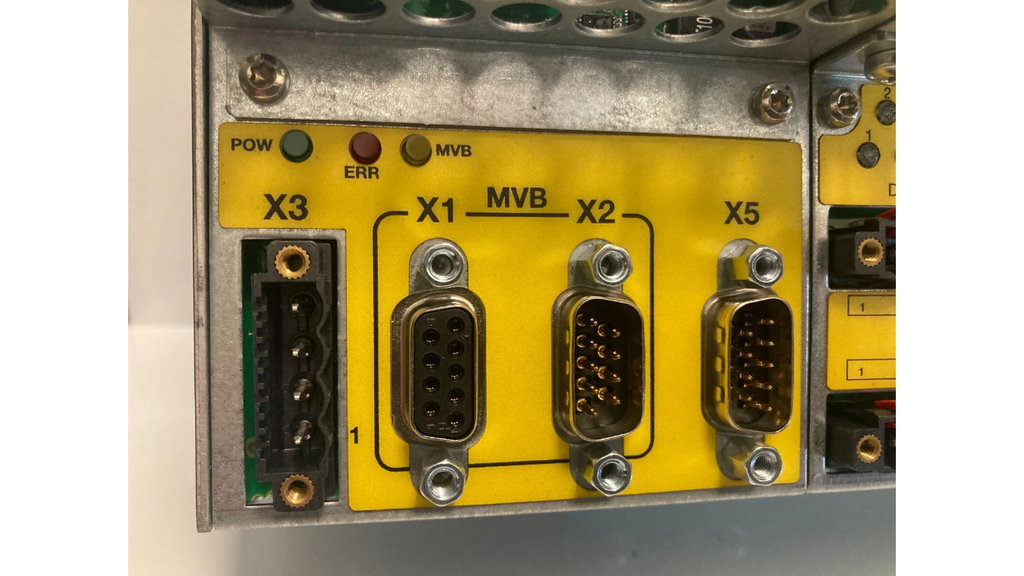 Mitrac TCMS MIO-S DXH Bombardier digital I/O modul til togkontrol
