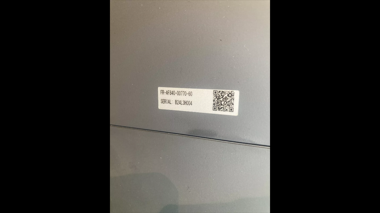 MITSUBISHI  INVERTOR FR-AF840-00770-60