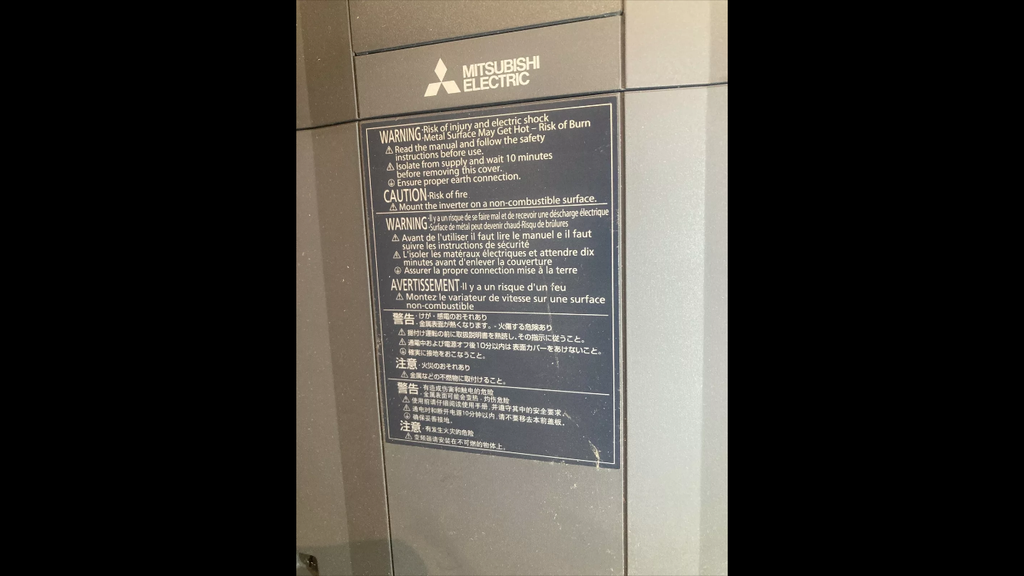 Mitsubishi FR-AF840-00770-60 frekvensomformer 77kW 400V til industrielle motorer

