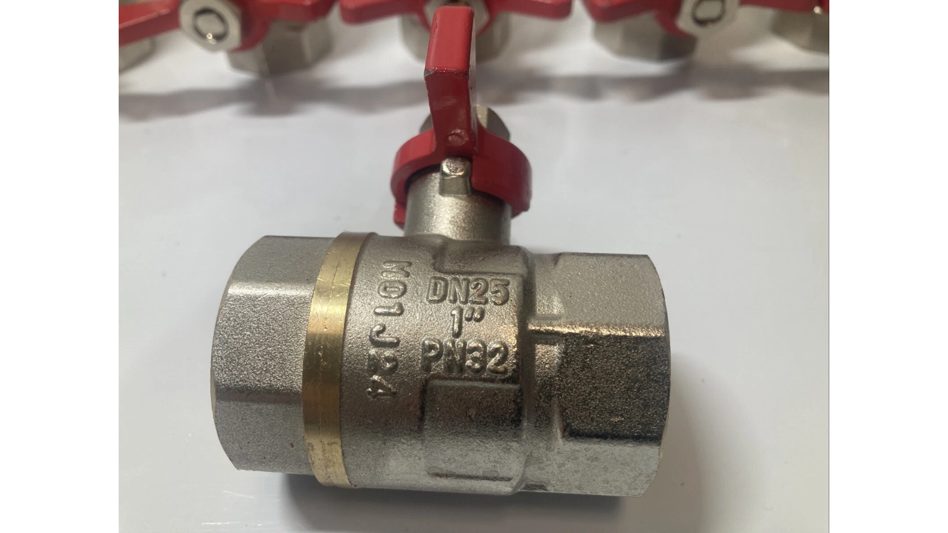 1" CW617N  PN32 DN25 Brass Full Port Ball Valve.